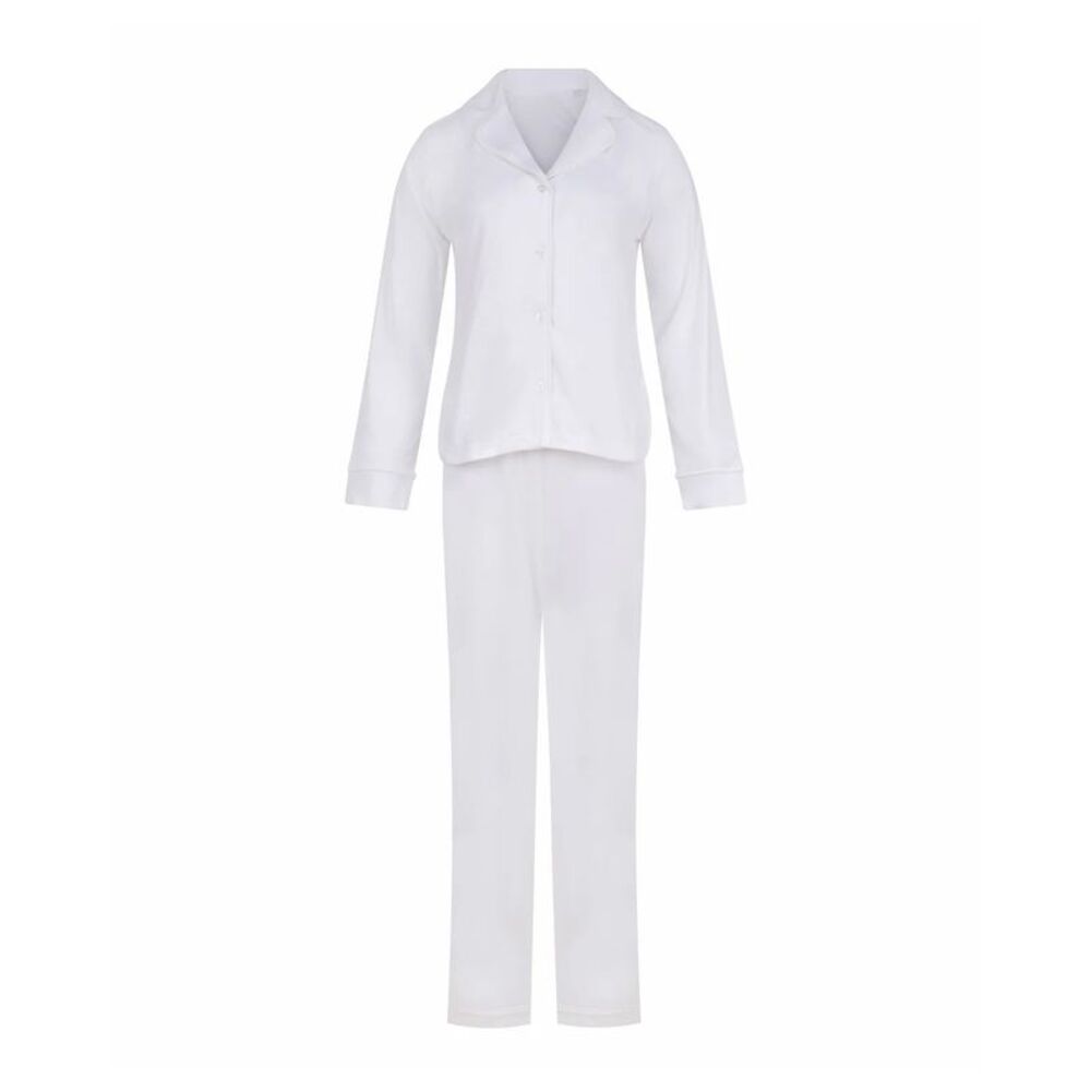 Towel City Womens/Ladies Supersoft Pajama Set / Ivory
